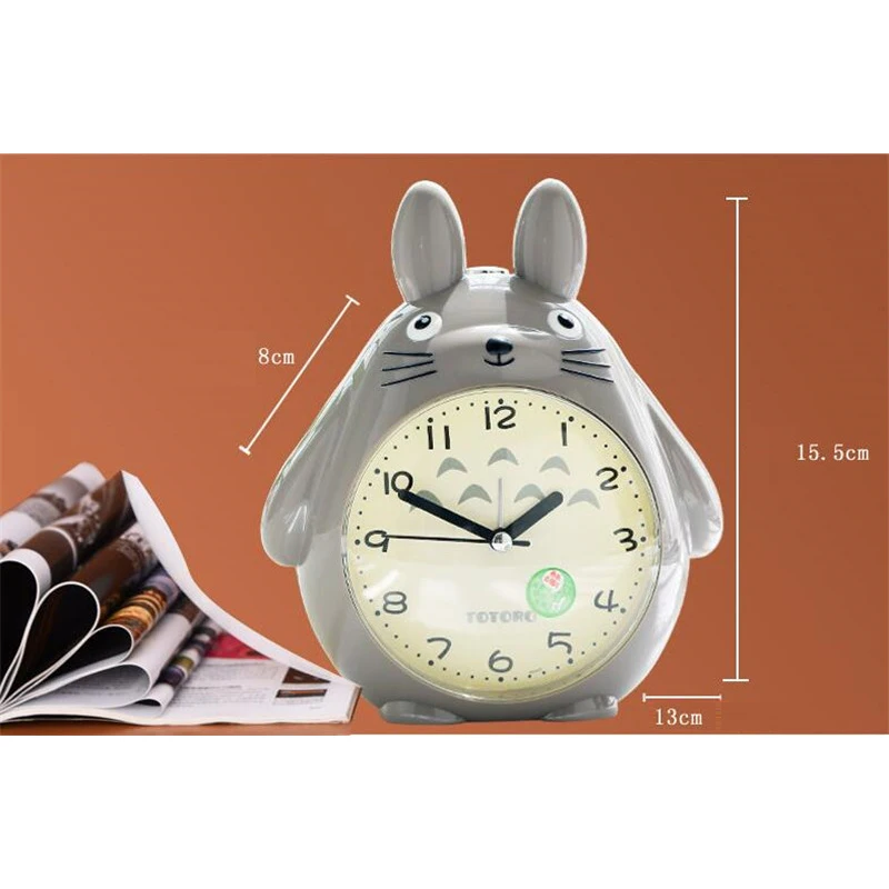Кварцевые настольные часы Totoro современный таймер будильник Домашний Детский