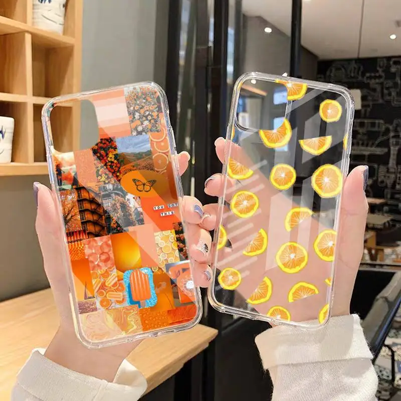 

Fruit Wallpaper Phone Case Transparent Case For Iphone 6 6s 7 8 Plus XR X XS 11 12 Pro Max