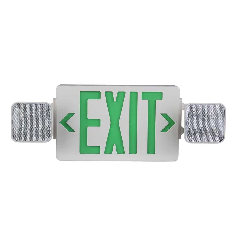 USA Single/ Double side Wall mounted rechargeable SMD LED Combo EXIT sign emergency light lamp | Освещение