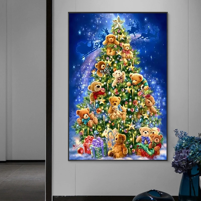 DIY Рисование по номерам картины против инструментария рождественские подарки