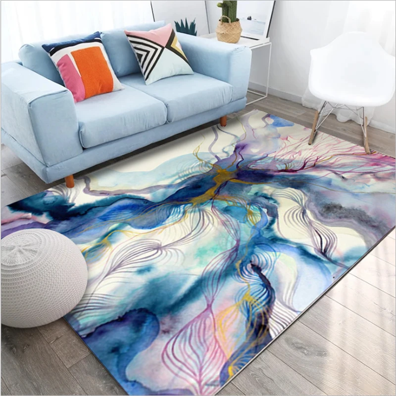 Абстрактное искусство разноцветные чернила для гостиной современный домашний