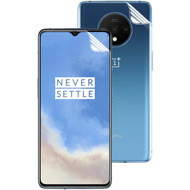 3-в-1 передняя + задняя Гидрогелевая пленка полное покрытие для Oneplus oneplus 8 7 7T Pro pro 7t