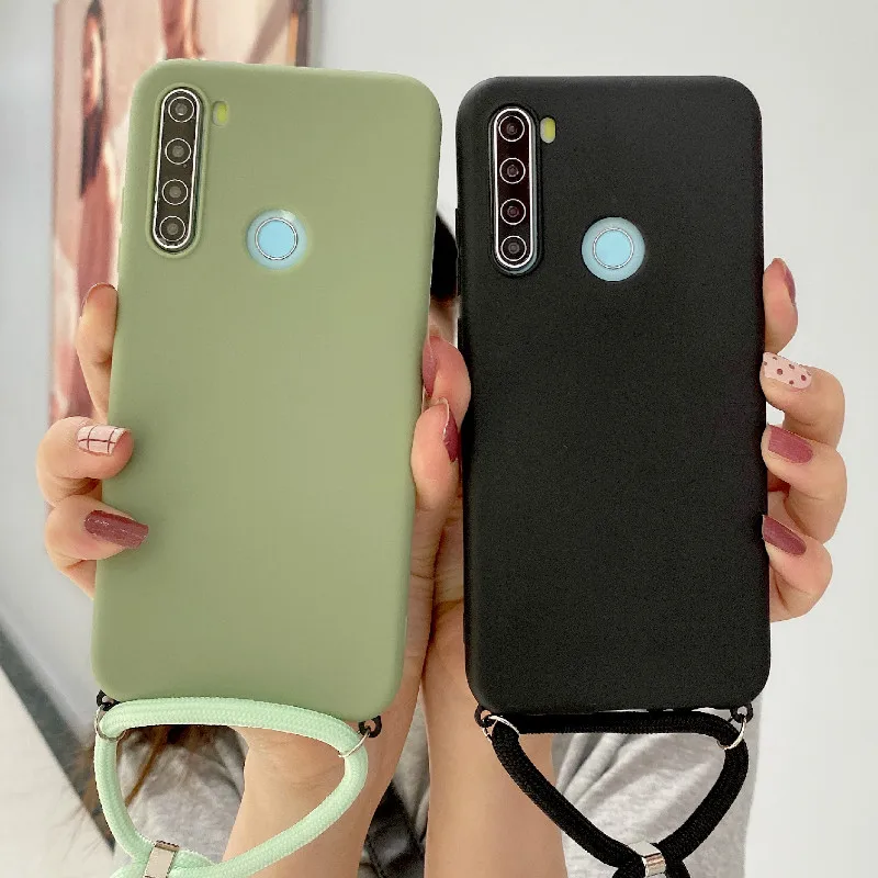 for xiaomi redmi note 9 9s pro max 8 7 10x 8a 7a k30 k20 candy chain necklace lanyard case for mi note 10 pro lite 9 9t a3 cover free global shipping