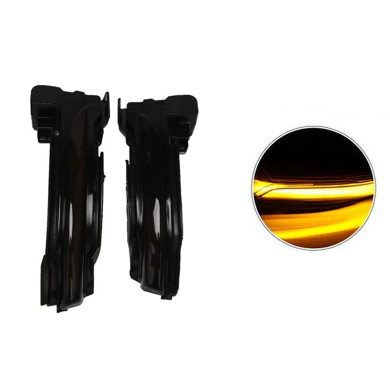 

LED Dynamic Turn Signal Blinker Sequential Side Mirror Indicator Light for Ford Focus 4 MK4 2019 2020