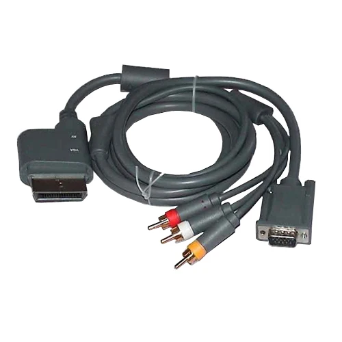 Композитный видеокабель OSTENT VGA HDTV и RCA AV для монитора ПК Microsoft Xbox 360 | Электроника