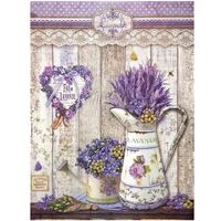 diamond painting flower lavender 5d diy diamond embroidery cross stitch home decoration diamond art purple woonden handicraft