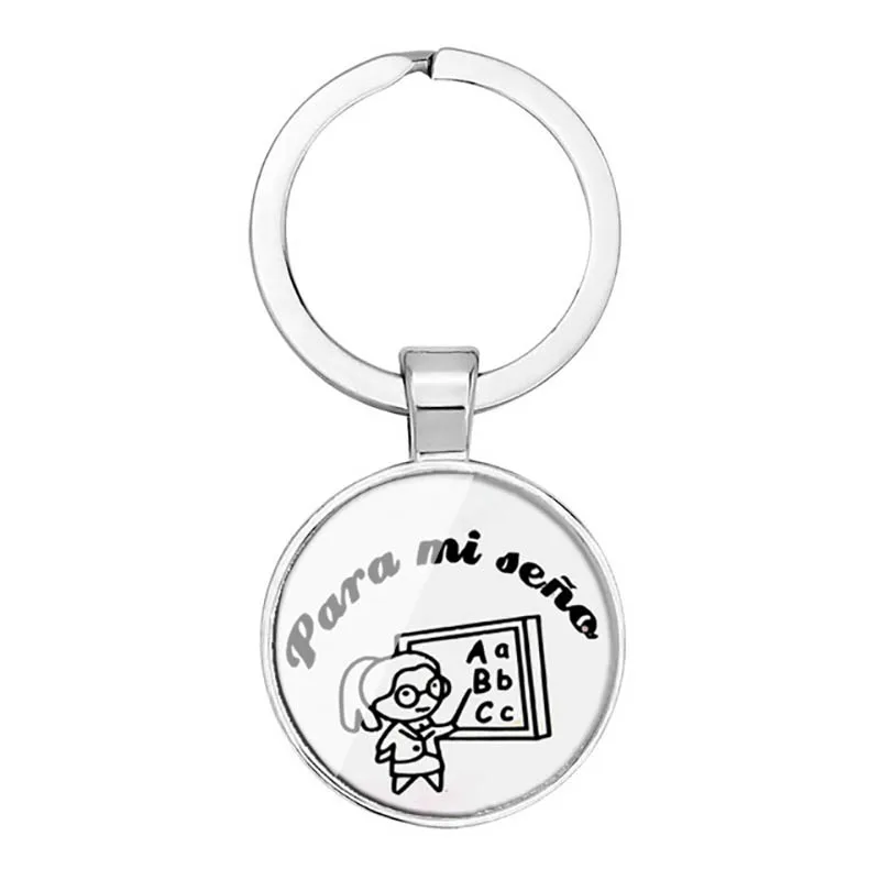 

Great Teacher Takes A Hand Opens Mind And Touches Heart Shapes Future Keychain 2020 Teacher'S Day Gifts Key Chain