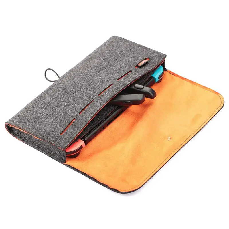 Для Nintendo Switch с 5 игровыми картами вместительный многослойный Чехол шерстяной