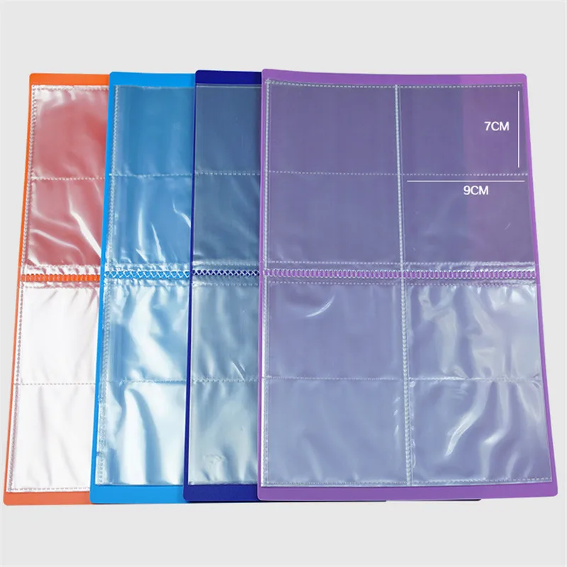 112 карты Ёмкость держателя связующих альбомы 70*90 мм карманов для Настольная игра