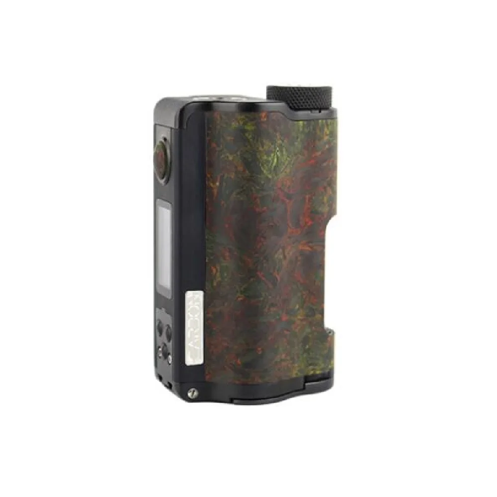 Carbon Rusty DOVPO Верхний двойной карбоновый Squonk мод с чипом YIHI Питание от двух аккумуляторов 18650 Макс. Выход 200 Вт электронная сигарета мод Vs Drag 2 - Цвет: Carbon Rusty