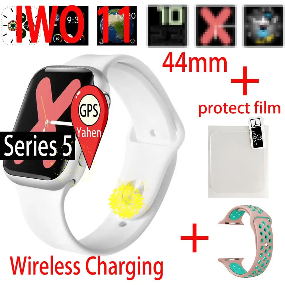IWO 11 gps Смарт-часы Мужские Bluetooth умные часы 1:1 44 мм чехол для Apple iOS Android телефон умные часы VS IWO 8 IWO 6 9 5 часы