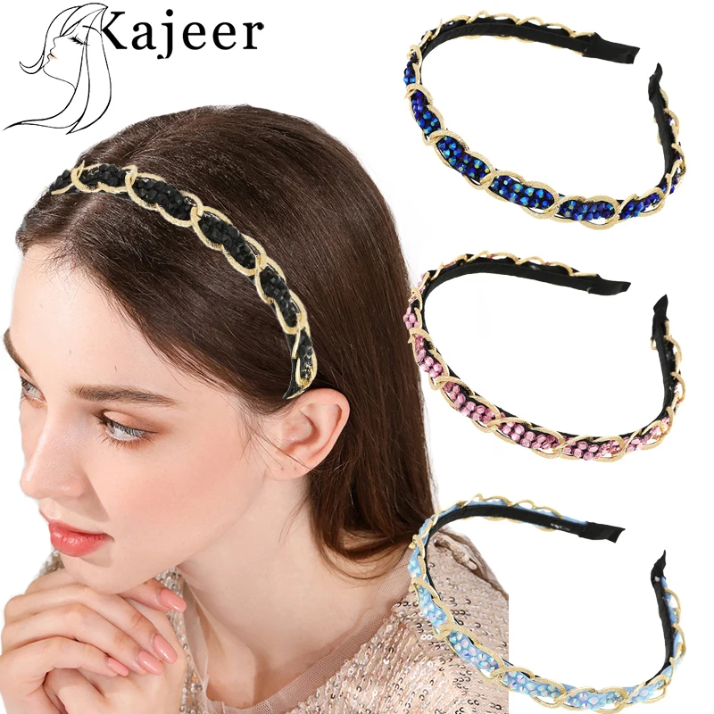 

Новая Корейская металлическая лента для волос, ободок для волос, аксессуары для волос для женщин и девушек, роскошные резинки для волос