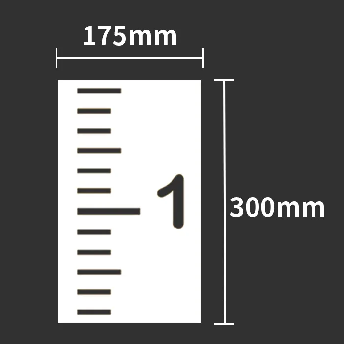 Трафарет для детей 6 футов диаграмма роста высоты многоразовая линейка шаблон