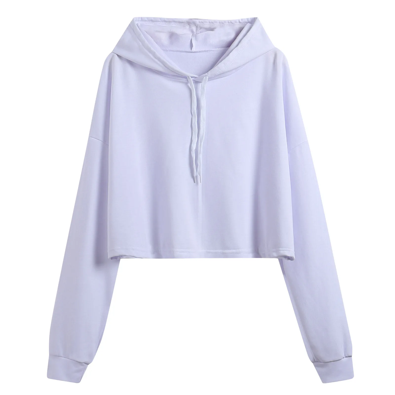 

Women Casual Solid Slimming Pullover Hooded Long Sleeve Blouse Tops Sweatshirt Ropa Mujer Invierno 2021 Толстовка Женская