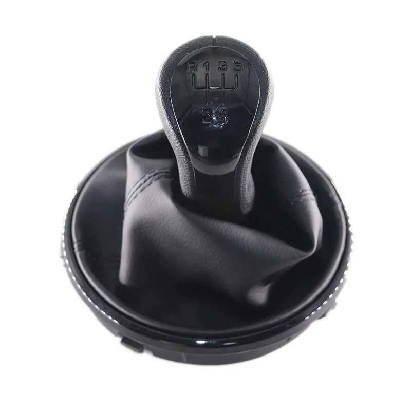 

Ручка переключения передач 5J0711113F для Skoda Fabia 2 2007 2008 2009 2010/Roomster 2006-2010, с кожаным чехлом
