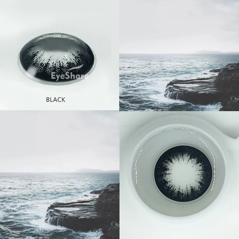 1 пара черных/шоколадных цветных линз для глаз линзы макияжа контактные