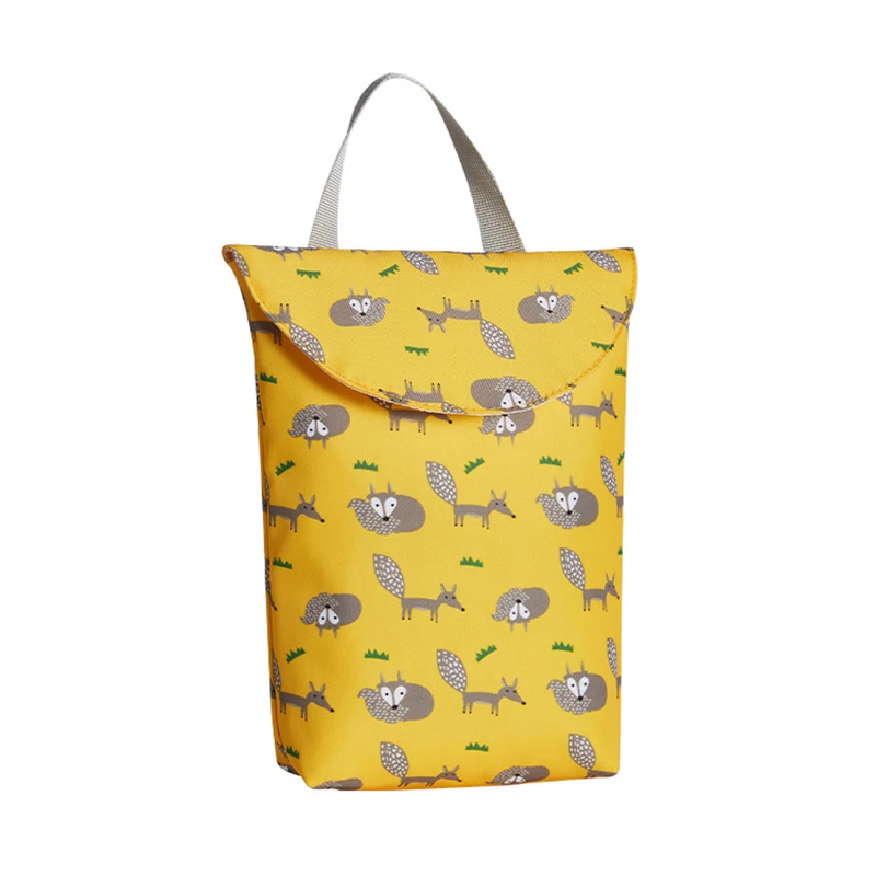 Сумка для детских подгузников с мультяшными принтами мамы водонепроницаемые