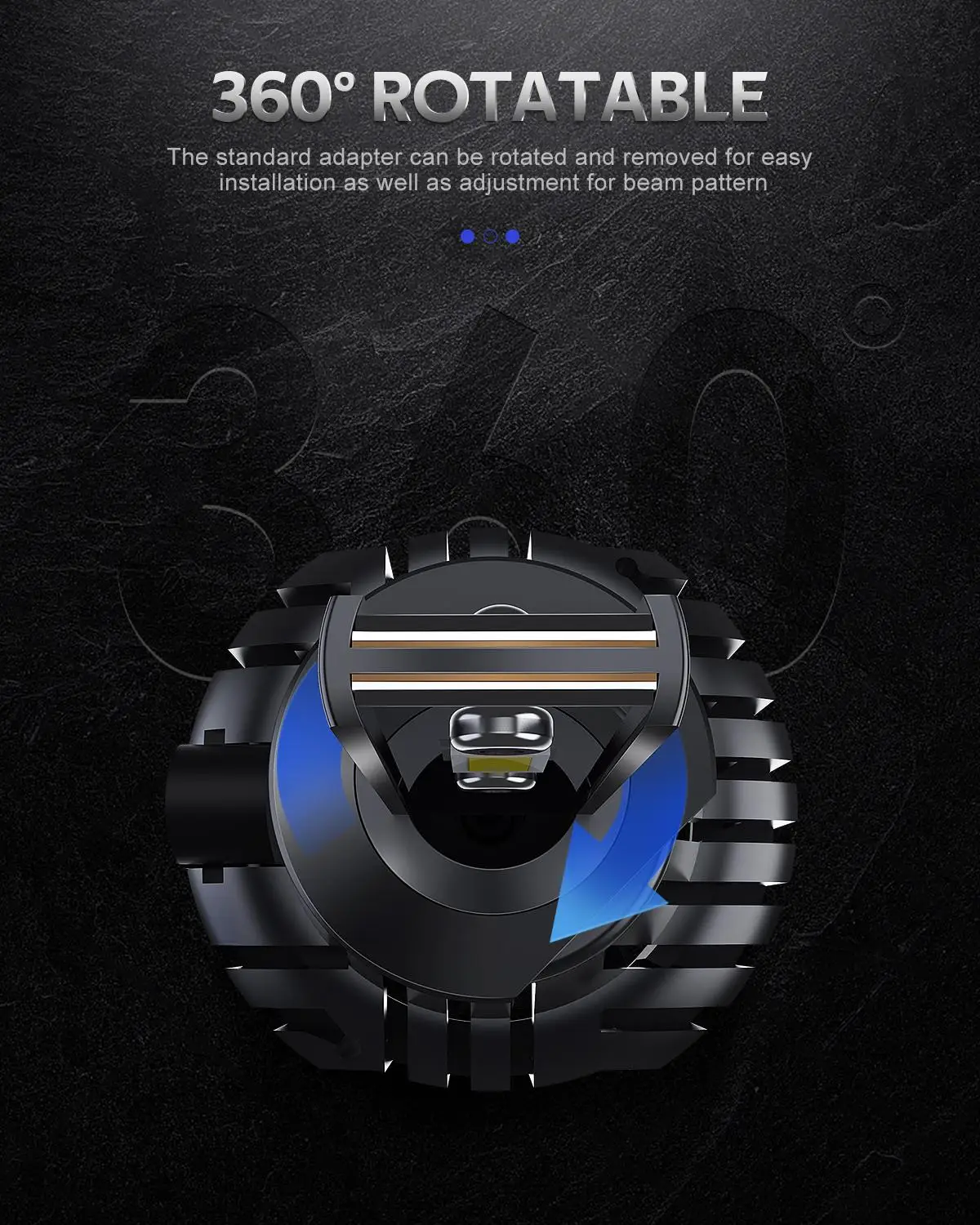 Супер яркий светодиодный автомобильный фонарь H1 H7 H11 H4 hi/lo луч 60 Вт 6000 К 12000lm с