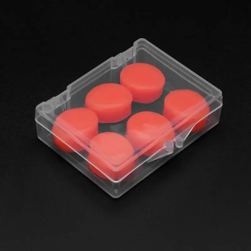 6PCS Earplugs Protective Ear Plugs Silicone Soft Waterproof Anti-noise Earbud Protector Swimming Showering Water Sports | Безопасность и