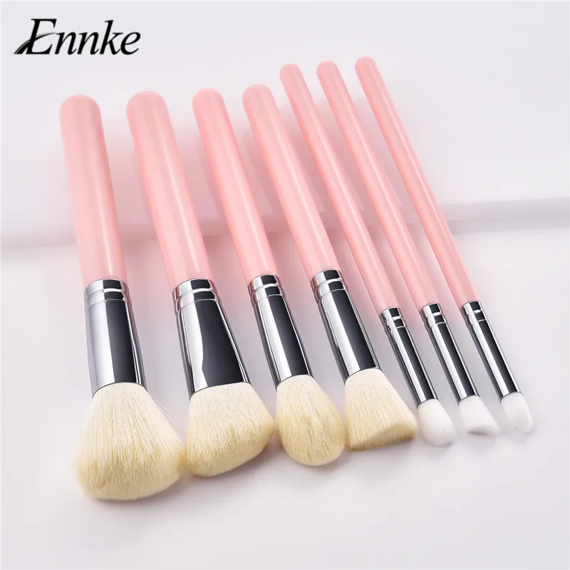 

7pcs quality brand makeup brushes set kit powder foundation blush eye shadow natural makeup women beauty tools