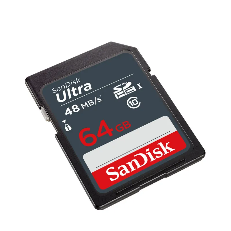флешка карта памяти SanDisk Ultra carte sd класс 10 16 ГБ 32 64 128 kart C10 флеш для камеры Canon Full HD card