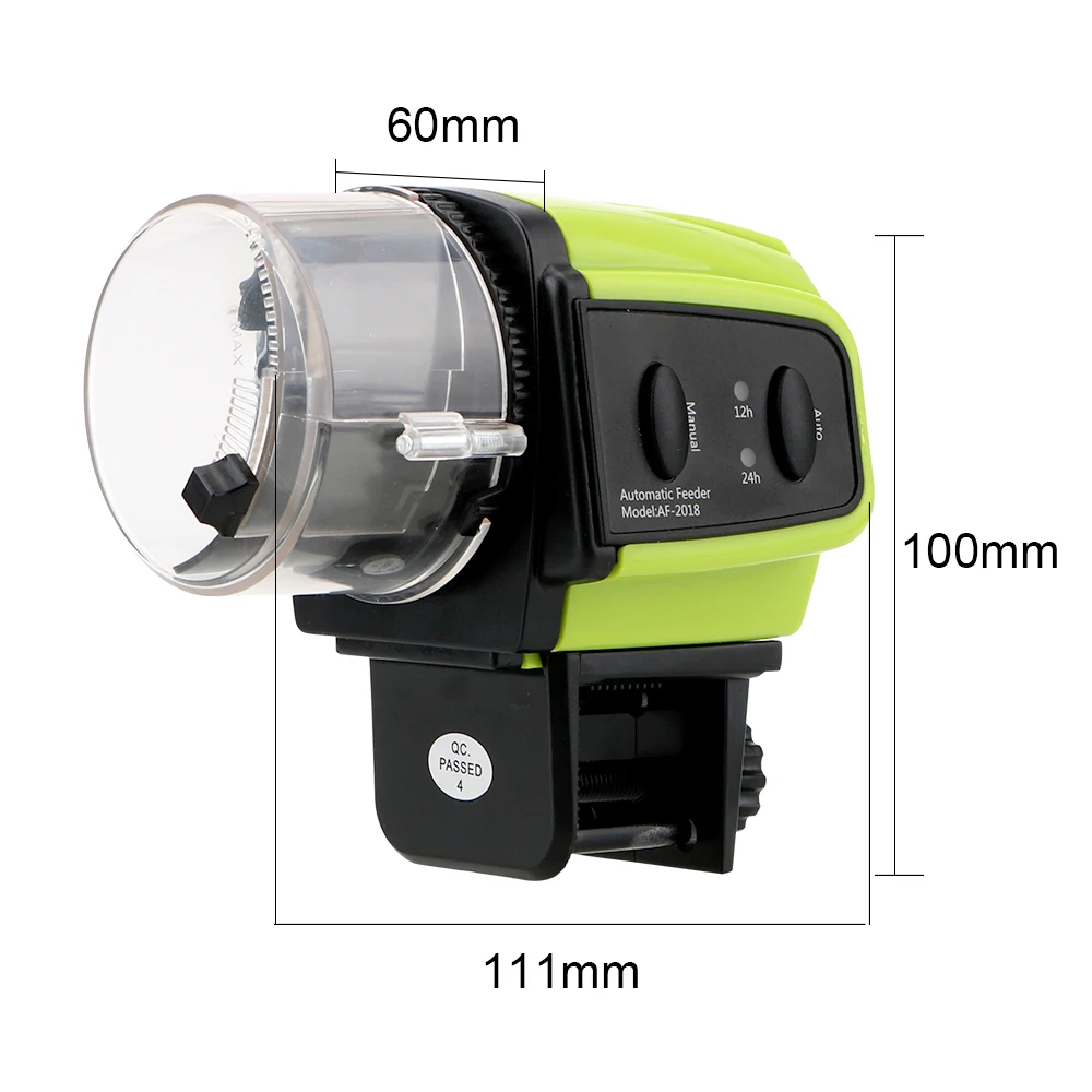 Автоматическая кормушка для рыб с цифровым дисплеем и таймером | Дом сад