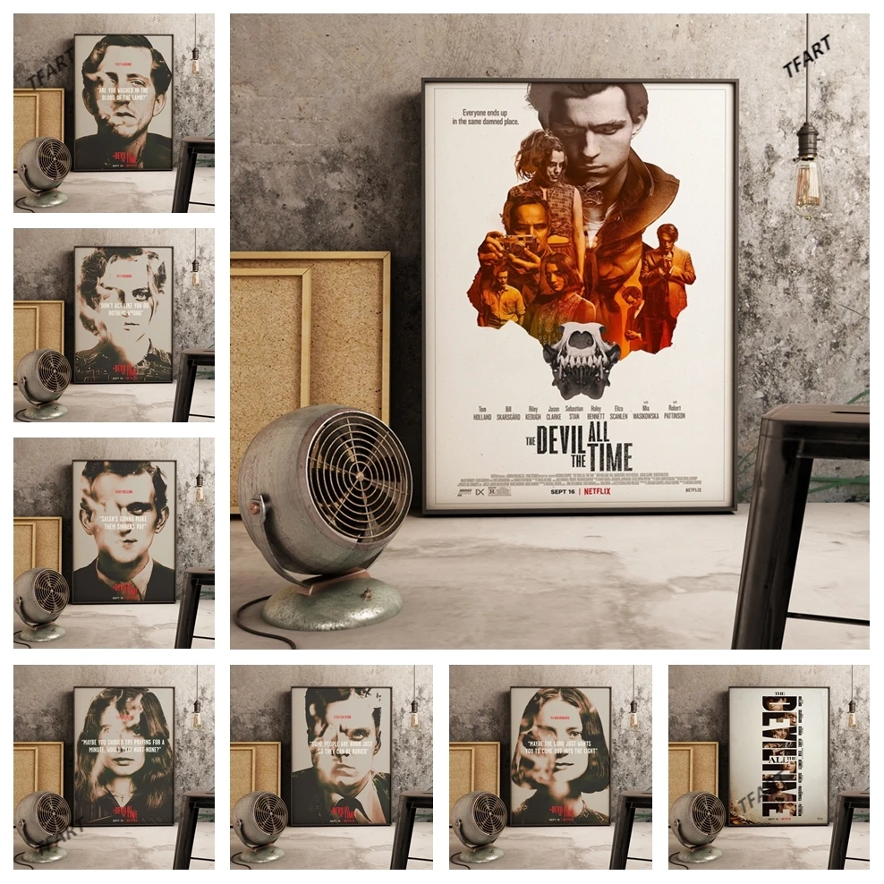 

The Devil All The Time Movie Classic Diamond Painting Diamond Inlaid DIY Full Diamond Embroidery Home Decoratjavascript: