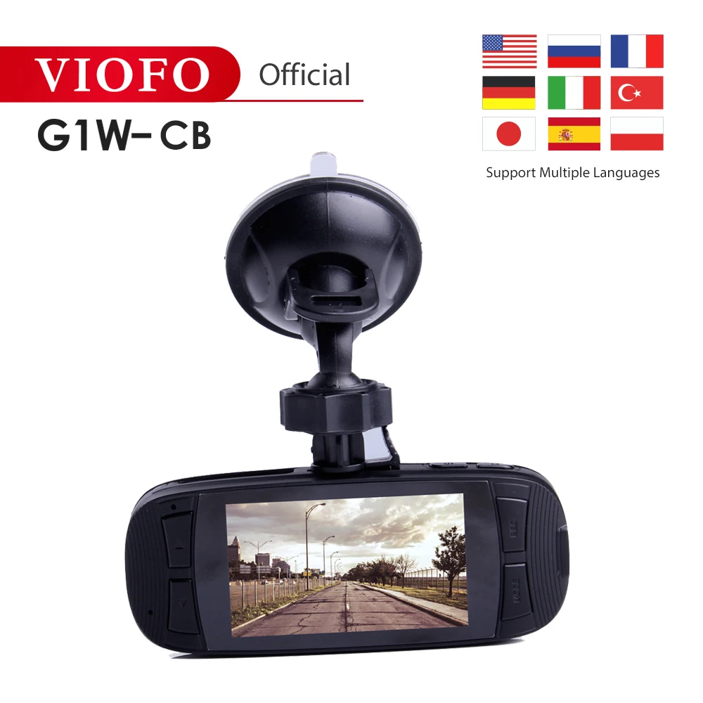 VIOFO G1W-CB Автомобильный видеорегистратор аксессуары для автомобиля черный ящик обновленный HD 1080P видео супер конденсатор многоязычный
