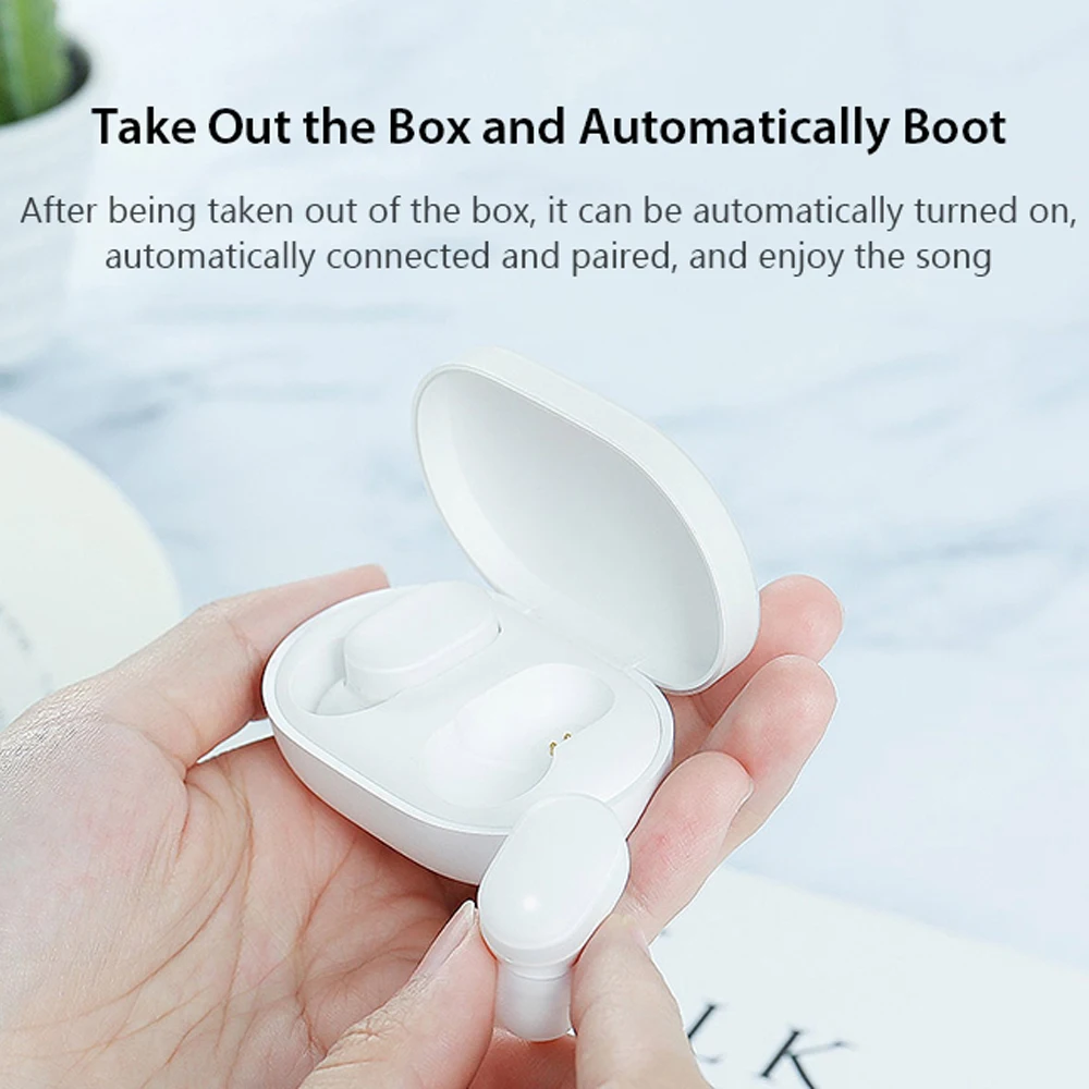 Xiaomi Redmi Airdots TWS беспроводные Bluetooth наушники стерео бас 5 0 с микрофоном громкой