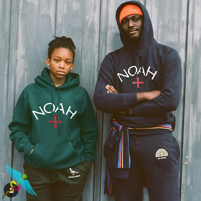 

NOAH RAINBOW Hoodies Men Wome New High Quality Letter Logo Print Fashion Casual Couple Clothes Streetwear Oversized Sweatshirt