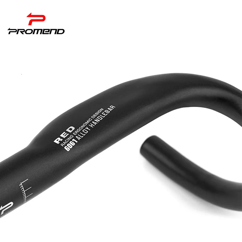 Promend 31.8mm Bicycle Handlebar Aluminium Alloy Bent bike handlebar 420mm Reduce resistance strengthen mtb Parts | Спорт и