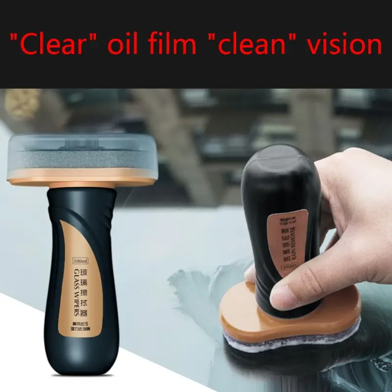 100mL Car Glass Oil Film Remover Cleaner Auto Windshield Cleaning Car Glass Decontamination Car-styling Cleaning Agent Remove