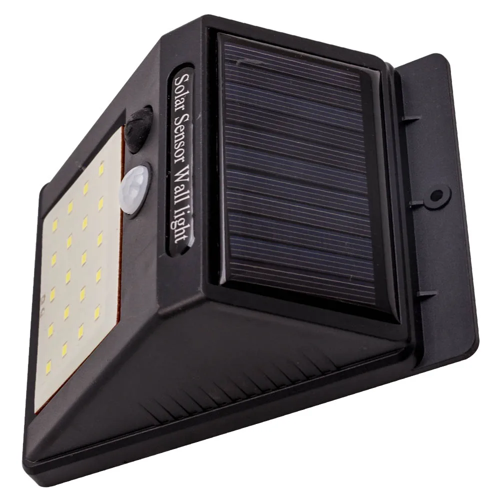 30 светодиодный настенный светильник на солнечных батареях PIR датчик движения для