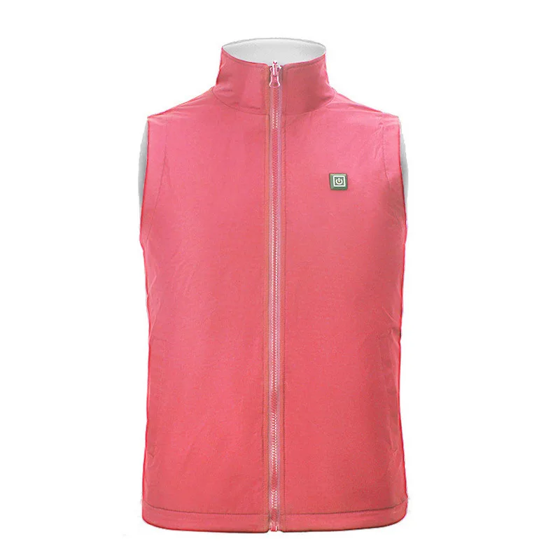 PARATAGO Электрический жилет с подогревом Зимняя Теплая мужская и женская куртка USB