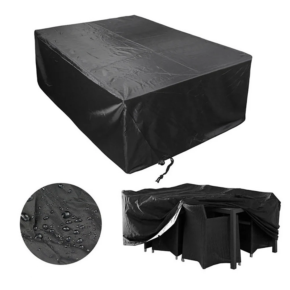 Водонепроницаемый чехол на стол патио из полиэстера универсальный комплект
