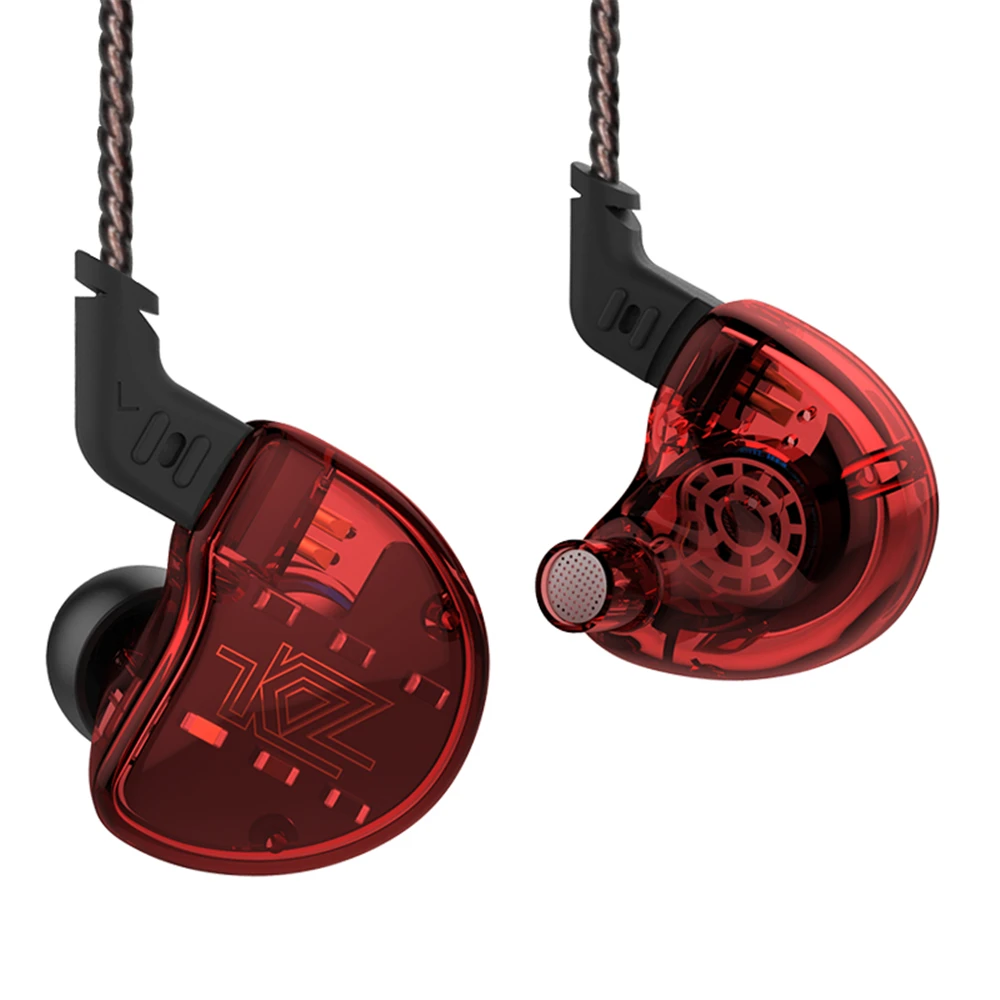 Original KZ ZS10 4BA with 1 Dynamic Hybrid 10 Drivers In Ear Earphones HIFI Earbuds Ear-hook Headsets Noise Cancelling | Электроника