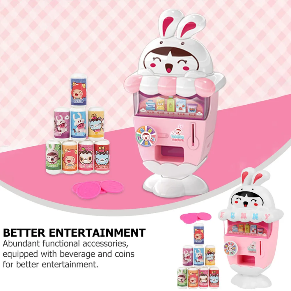 

1 Set of Children Role Play Simulation Vending Machine Pretend Plaything