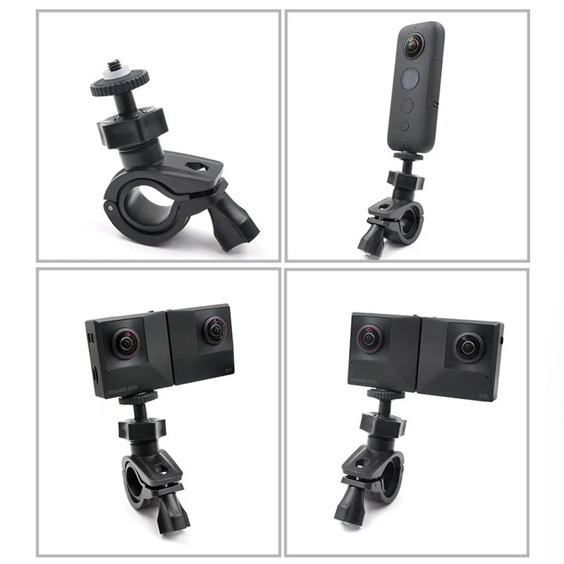 bicycle holder stand holder for insta360 action camera parts for insta360 one x evo accessories kit backpack clip for insta3 free global shipping