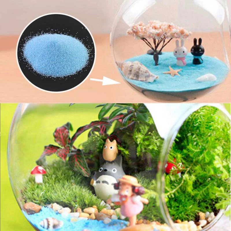 Кварцевый песок фея сад порошок из искусственного материала мини снег микро ландшафтное украшение ремесло
