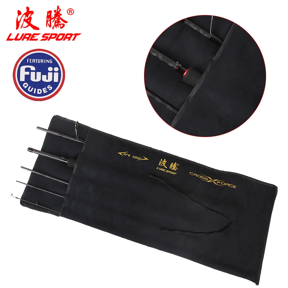 Удочка LureSport для путешествий Fsihing 2 1 м/2 4 м направляющая катушка FUJI сиденья X Cross