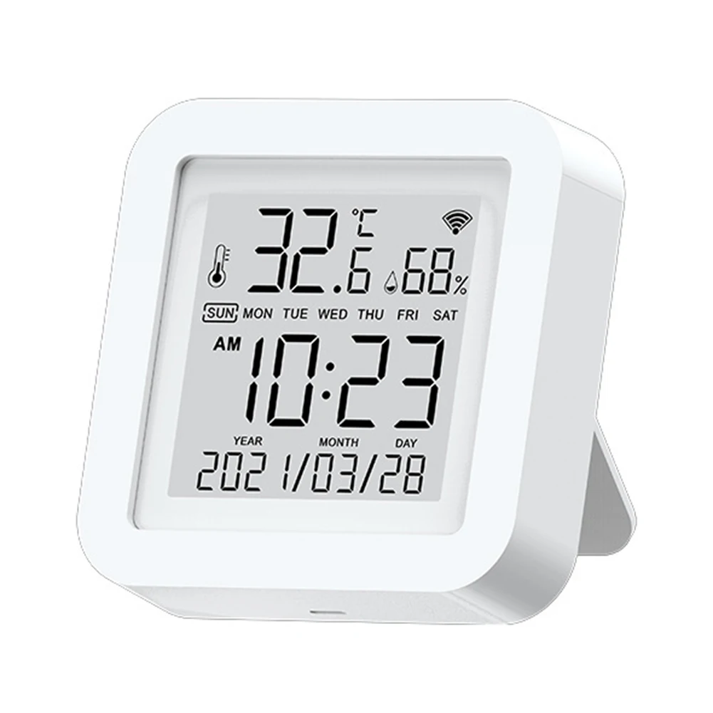 

WIFI Smart Electronic Thermometer Hygrometer Indoor Home Digital Temperature Humidity Sensor Measurement Instrument