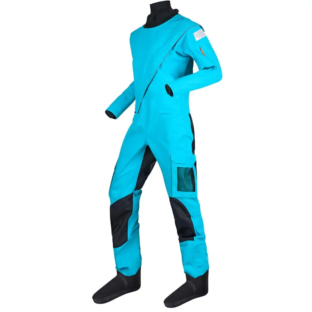 Женские сухие костюмы на молнии спереди водонепроницаемая защита для каякинга