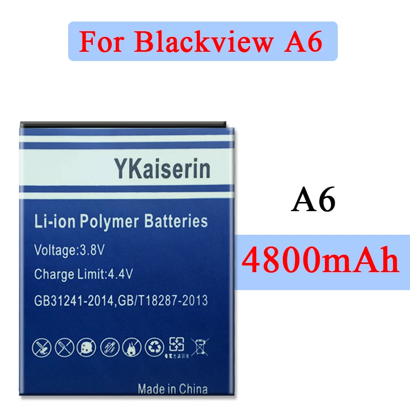 4800 мА ч для Blackview A6 Батарея Ultra/A6 Мобильный телефон батареи + номер отслеживания