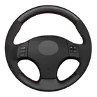 Сделай Сам чехол рулевого колеса автомобиля натуральная кожа черная замша для Lexus IS IS250 IS250C IS300 IS300C IS350 IS350C F SPORT 2005-2011