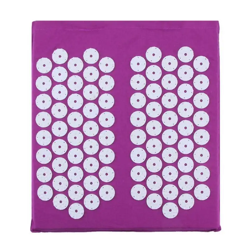 Purple for Foot Массаж головы тела Акупунктура массажер коврик Расслабление облегчение стресса боль йога коврик подушка для акупрессуры Подушка Прямая поставка - Цвет: Purple for Foot