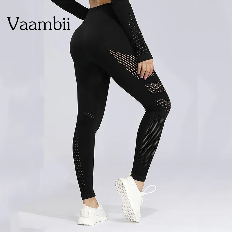 

Women's Sports Leggings For Fitness Sport Woman Yoga Pants High-waisted Mesh Tights Legging Seamless Leggings Plus Size Leggings