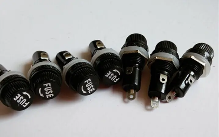 

10 x Панельное крепление держателя предохранителя винтового типа для M205 5x20 мм Новинка