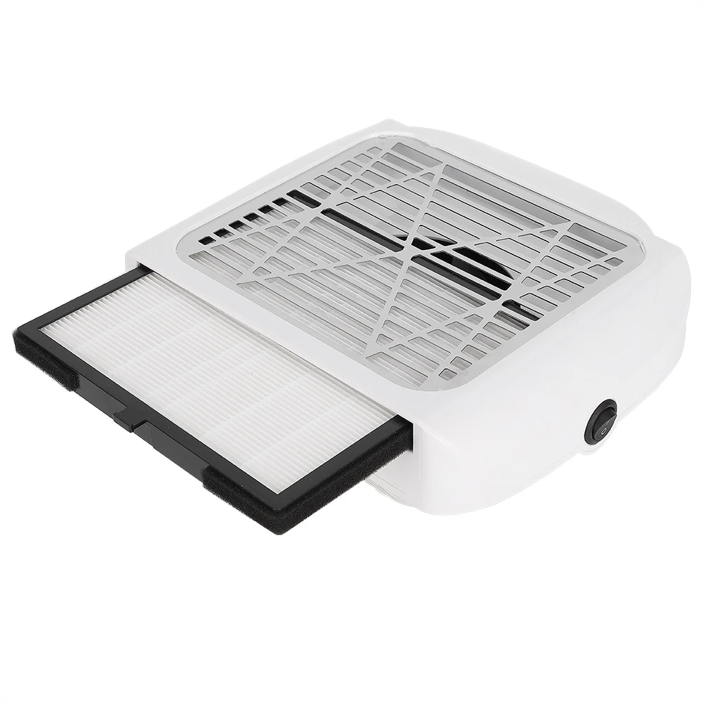 Высокоэффективный пылеуловитель для ногтей 80 Вт Вытяжной Фильтр пыли мощный