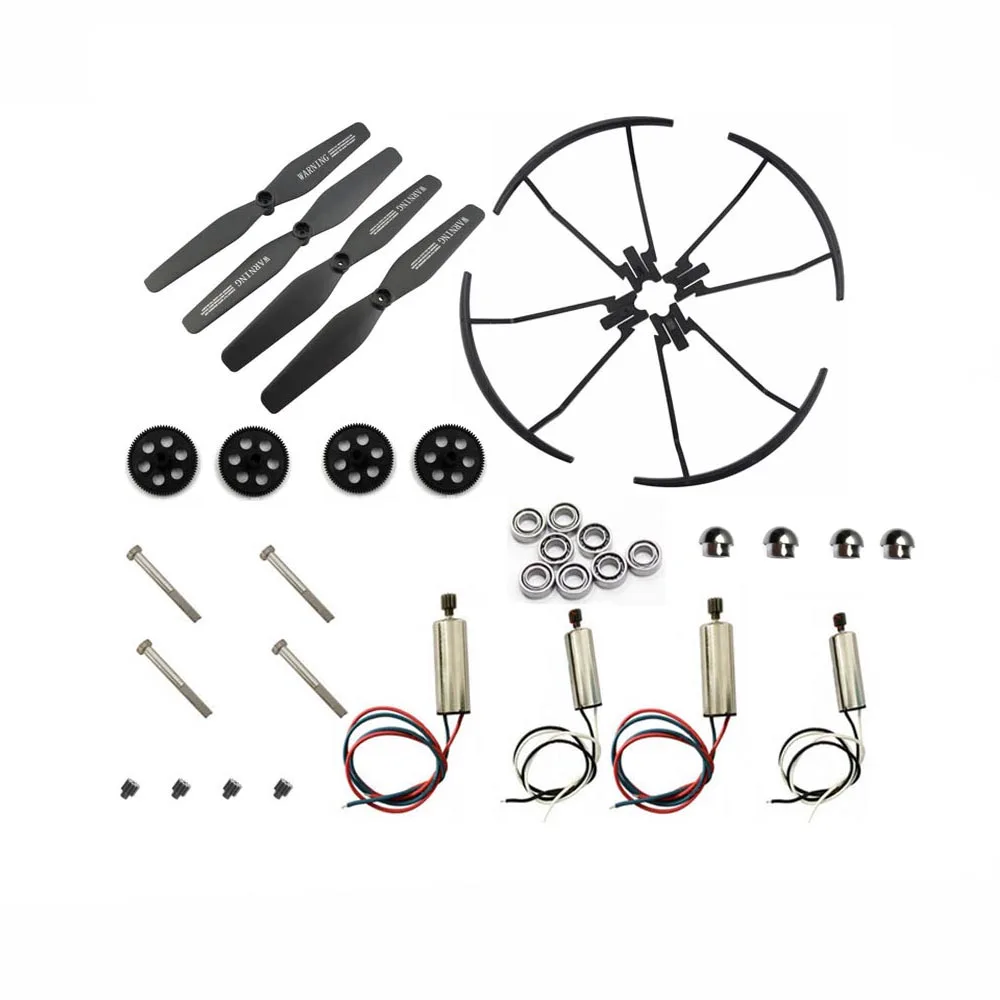 

VISUO XS809HW XS809W Drone RC Quadcopter Parts Blades Motors Aluminum Shaft Main Gears Bearing Protective Frames