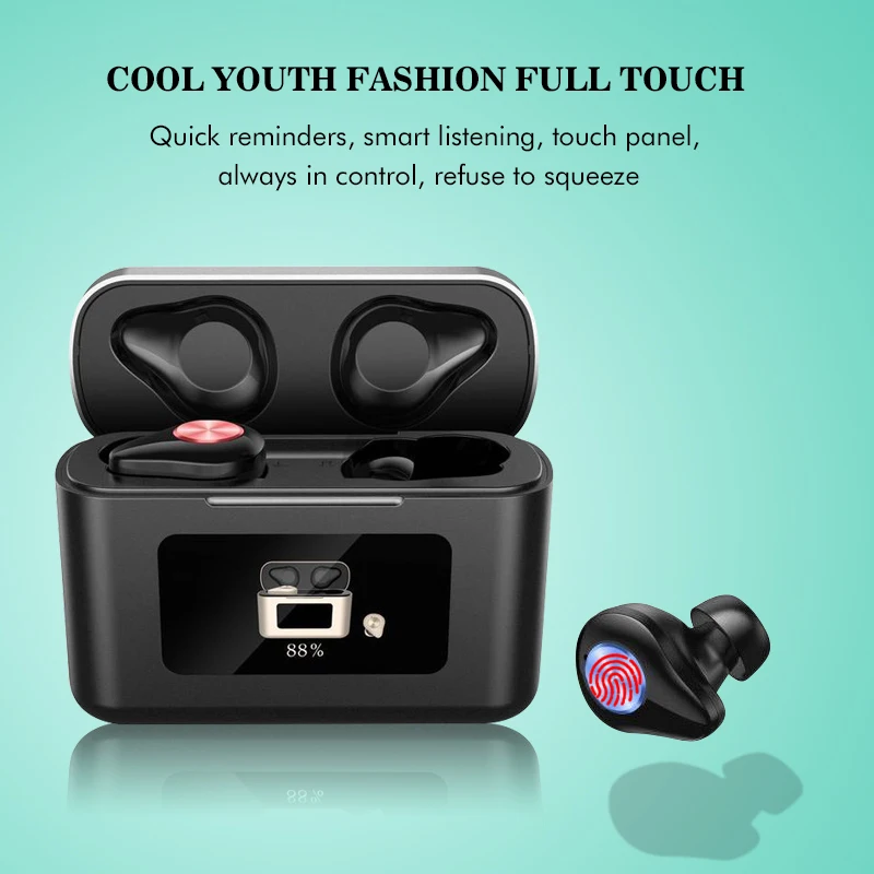 CUFOK TWS Bluetooth 5 0 наушники настоящие беспроводные Игровые спортивные